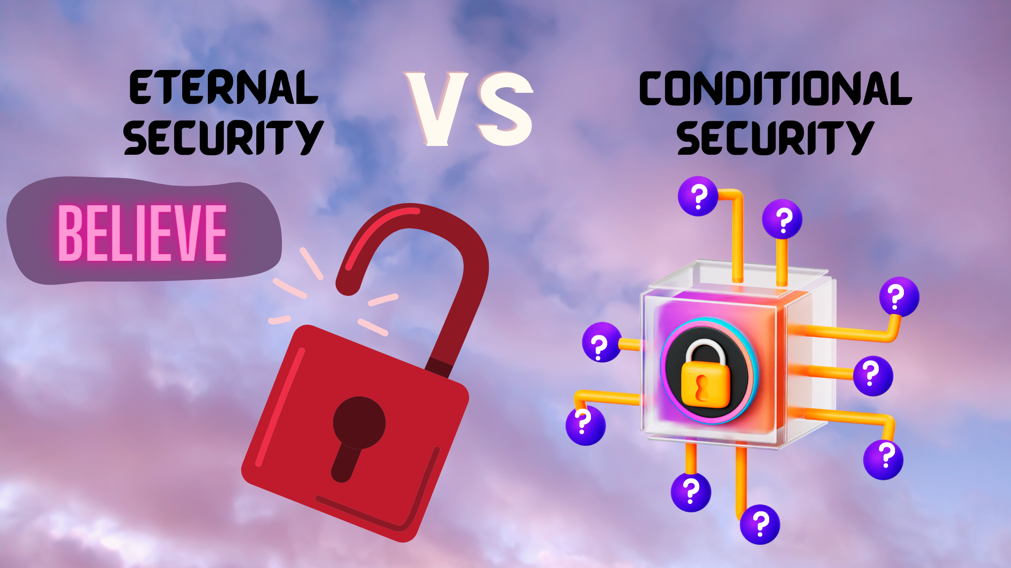 eternal security versus conditional security